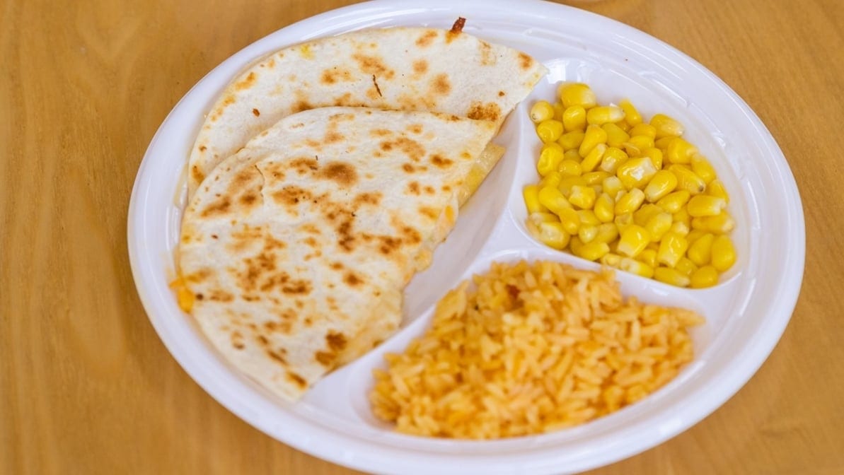 Kids Mini Quesadilla.
