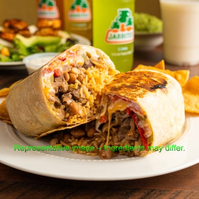 Carne Asada Burrito.