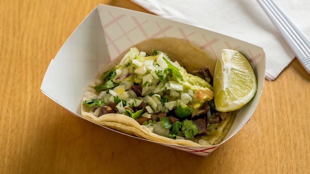 Taco De Lengua (Tongue Taco).