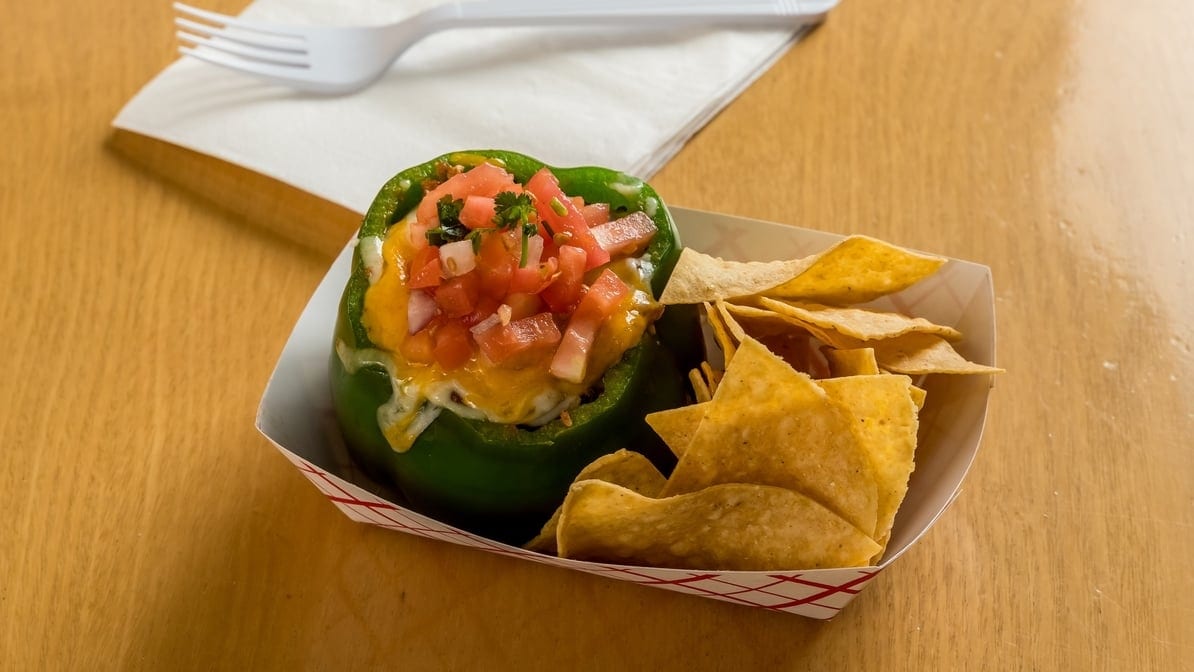 Jumbo Stuffed Pepper.